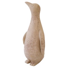 Weißer Pinguin Figur, Gunnar Nylund, Rörstrand, Mid-Century Vintage