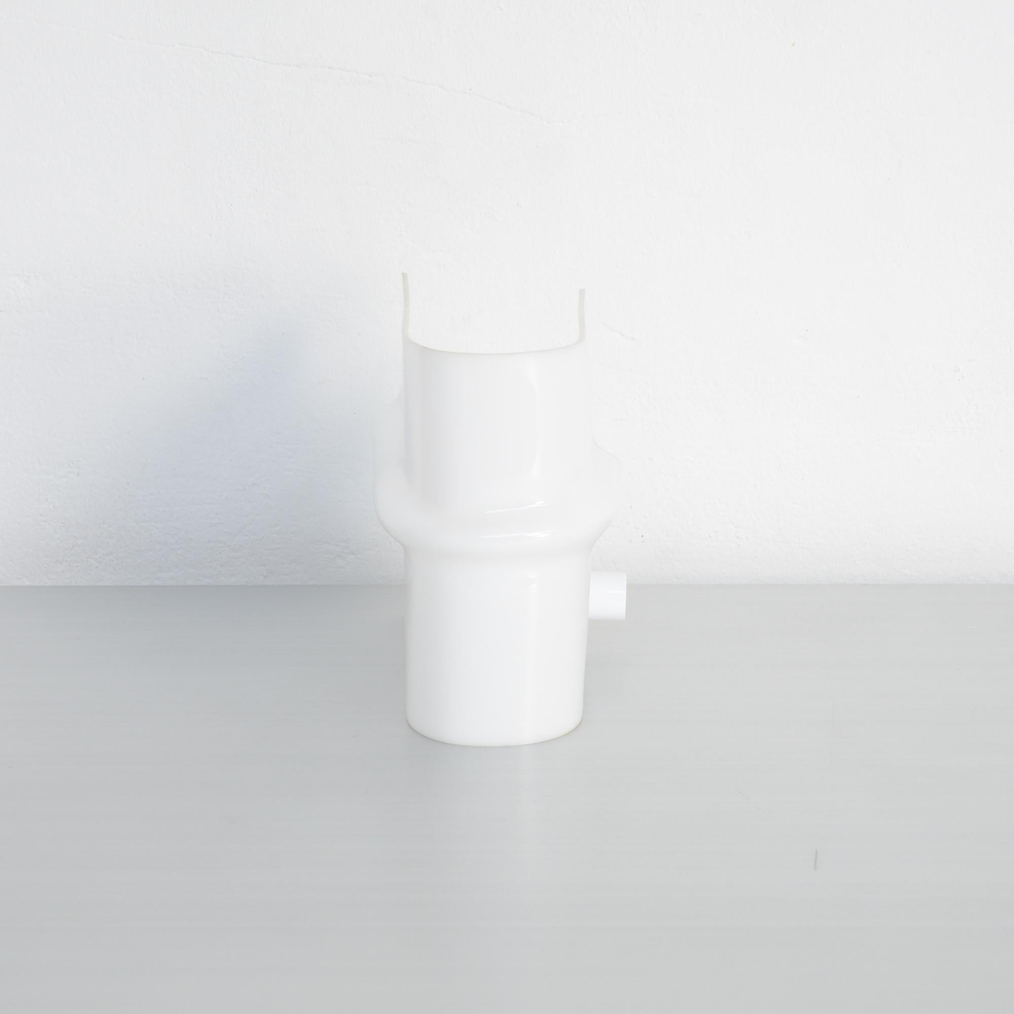 White Perspex Table Lamp by Christophe Gevers In Good Condition In Vlimmeren, BE