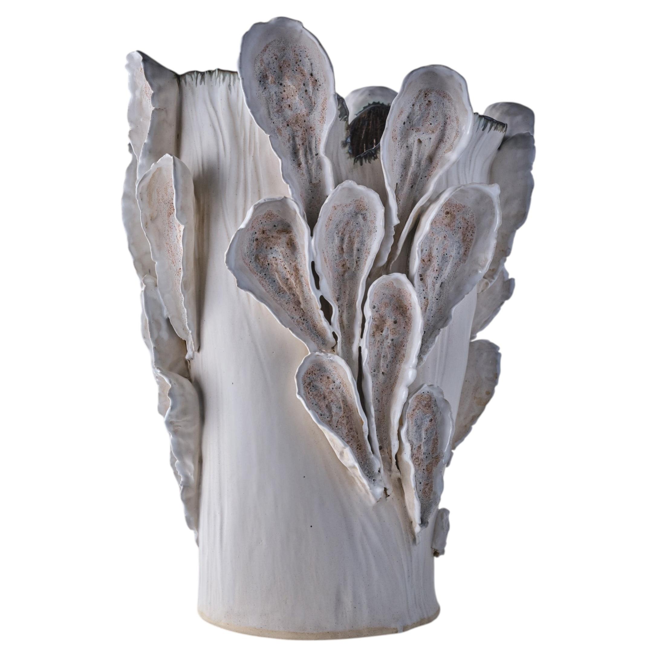 White Petale Vessel