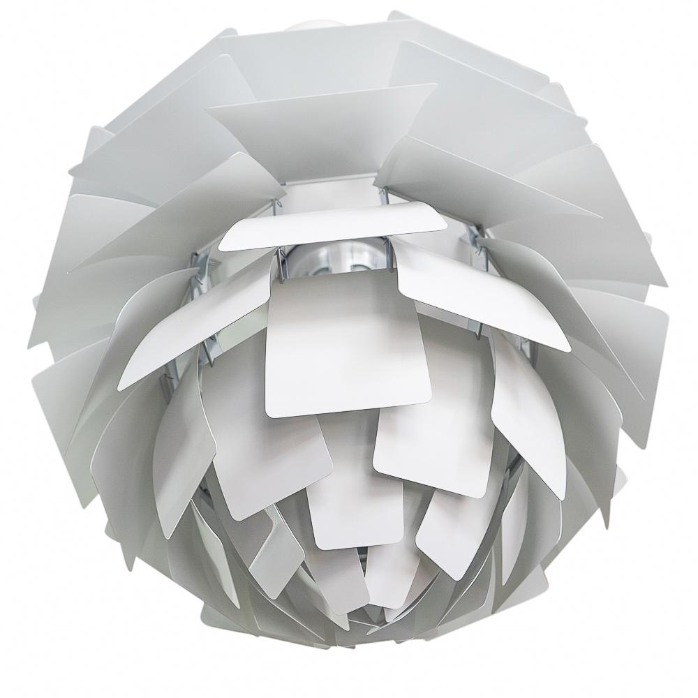 Mid-20th Century Poul Henning for Poulsen Denmark, White PH Artichoke Ceiling Lamp 72 cm For Sale