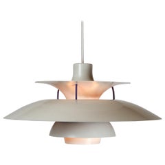 White PH5 Pendant Light by Louis Poulsen, Denmark