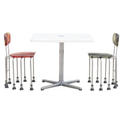 Used White Plana Folding Table by Giancarlo Piretti for Anonima Castelli, 1970s