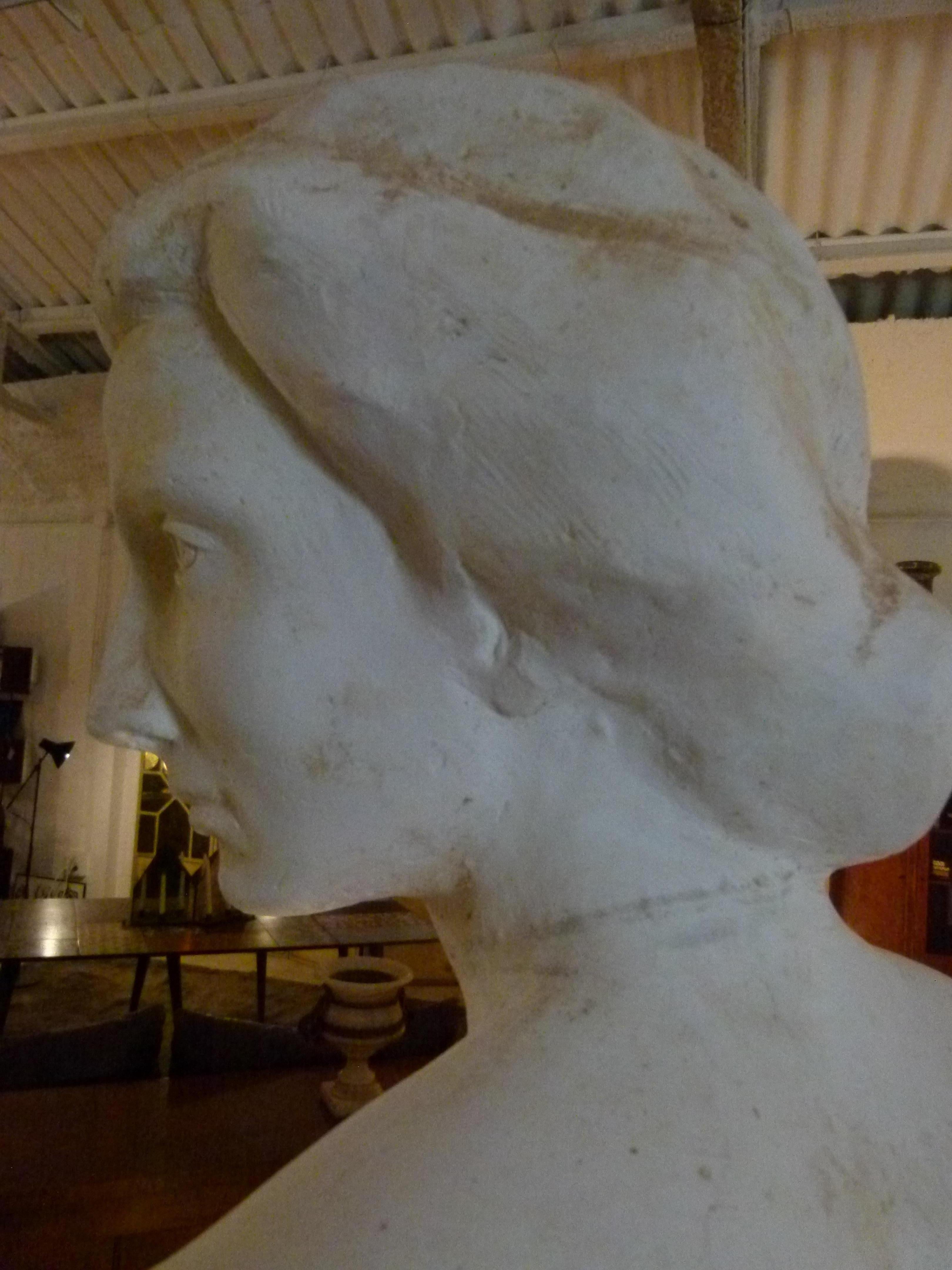 White Plaster Nude Standing Woman, 20th Century 10