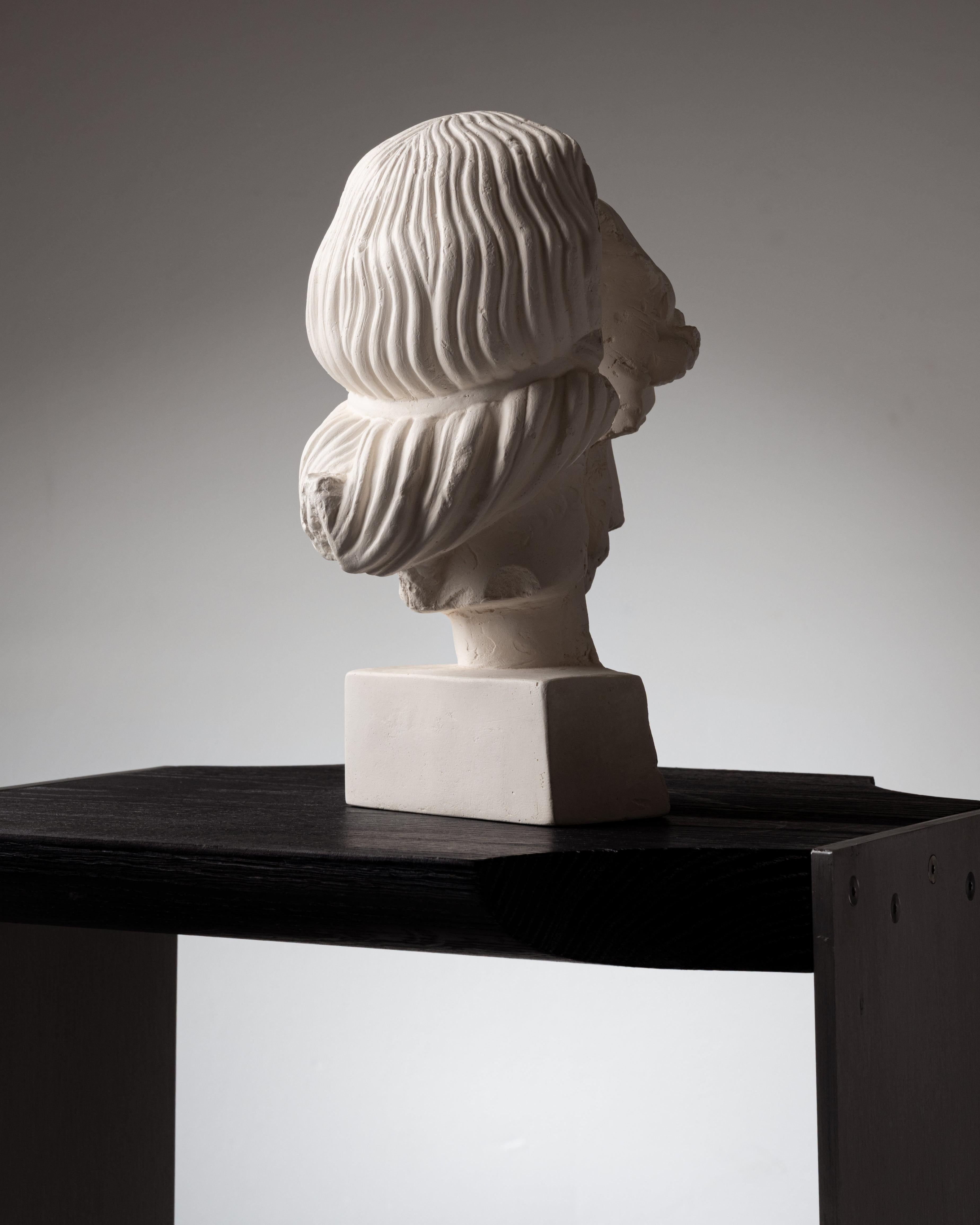 Plaster White plaster sculpture 
