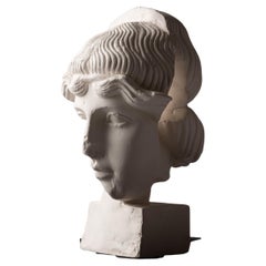 White plaster sculpture “FRAGMENT #9”
