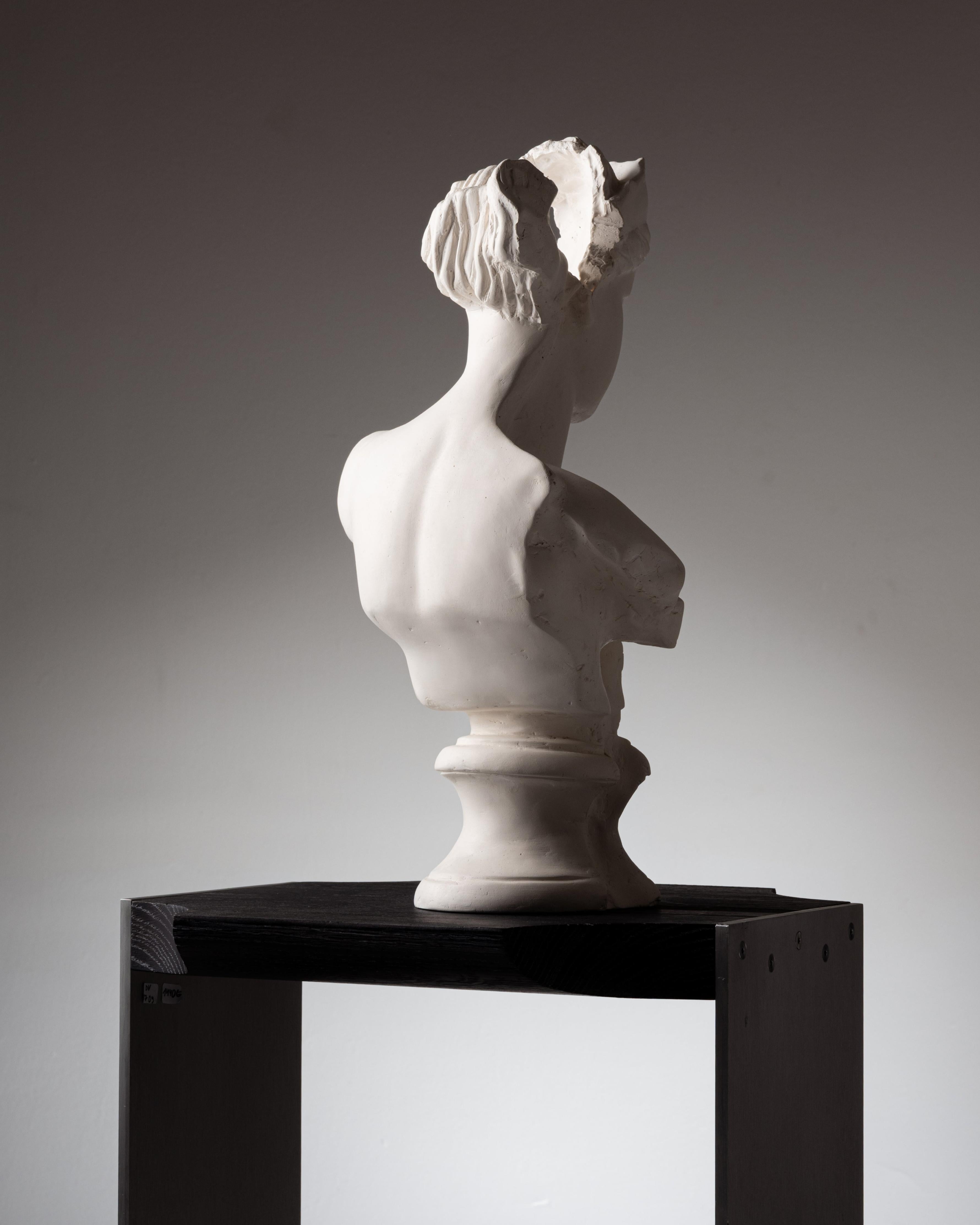 Plaster White plaster sculpture 