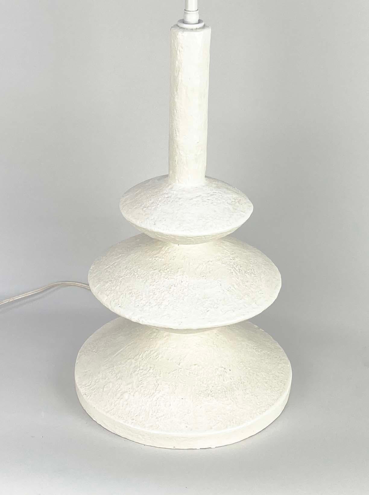 White Plaster Table Lamp After Alberto Giacometti and Jean-Michel Frank 1
