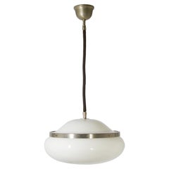 Lampe à suspension en plastique blanc Mod 2/5 1959 de GPA Monti pour Kartell