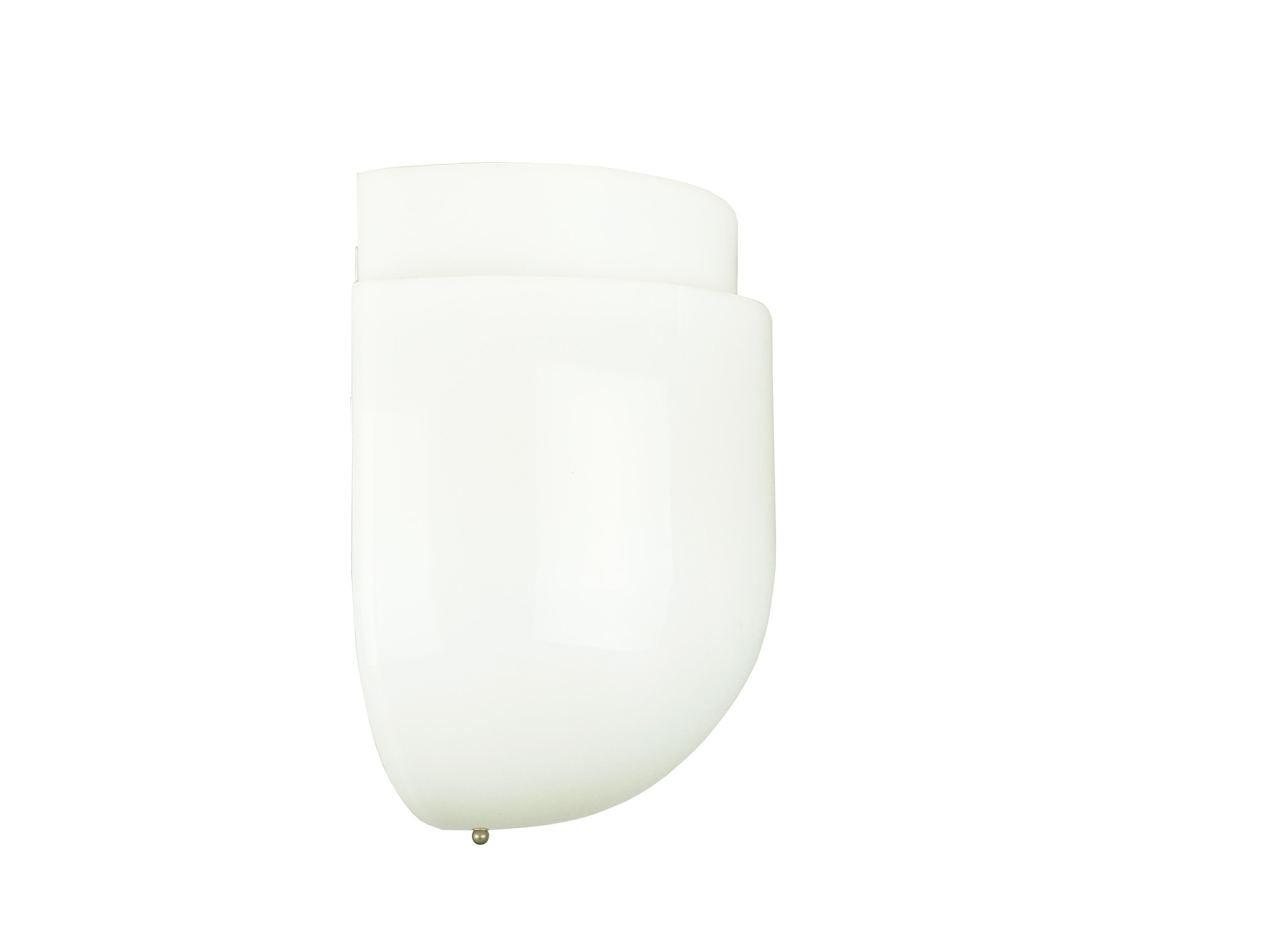 White Plastic & Painted Metal 1970s 