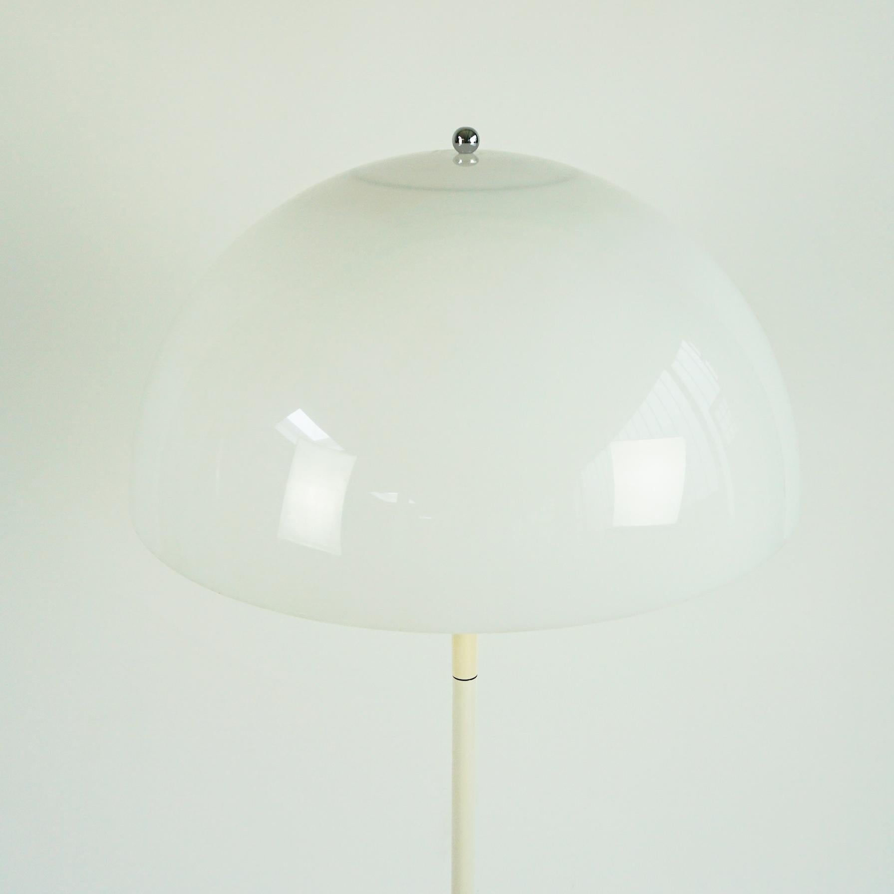 Danish White Plastic Panthella Floor Lamp by Verner Panton for Louis Poulsen Denmark