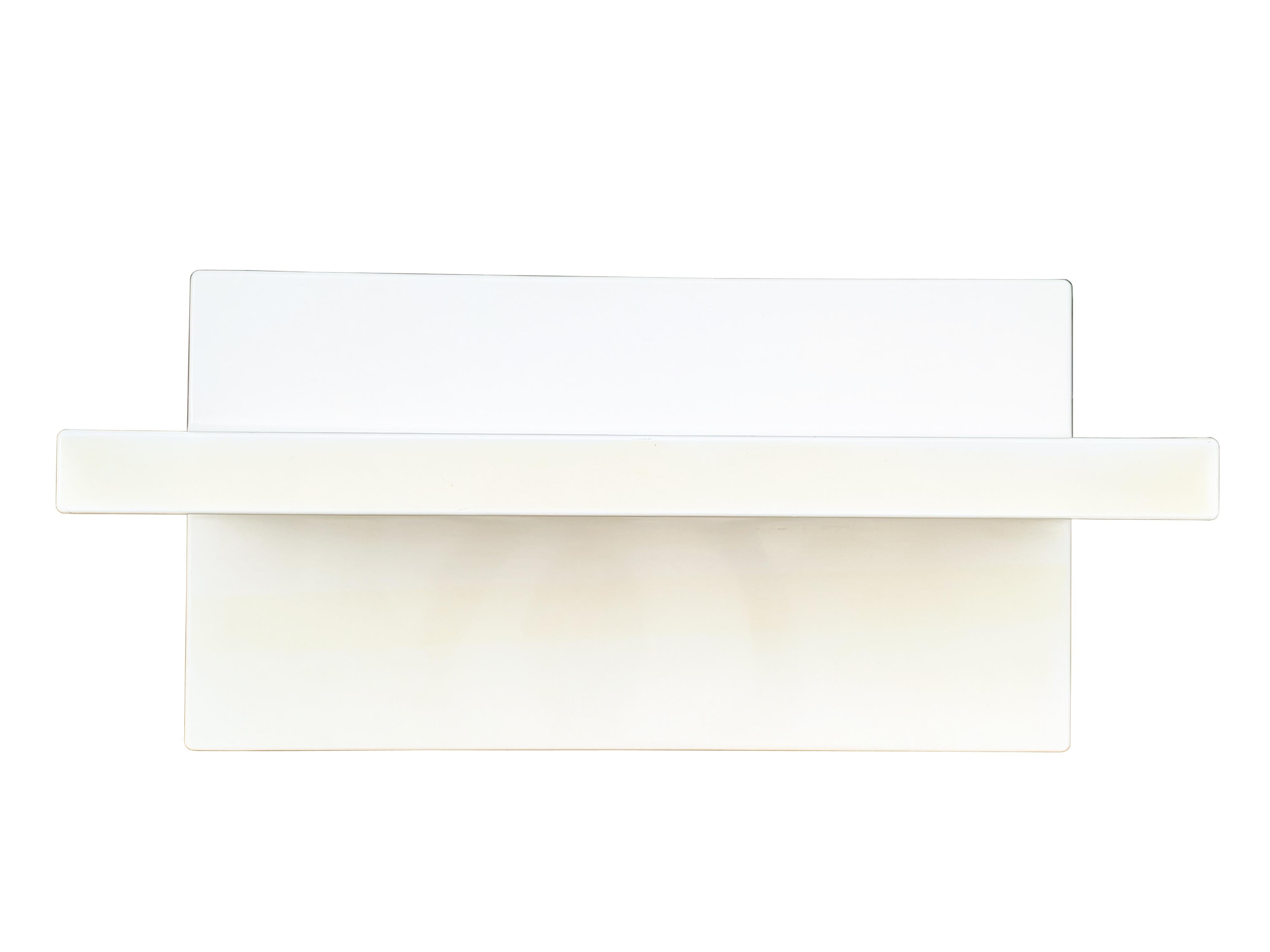 Italian White plastic shelves by Marcello Siard for Kartell, 1970s