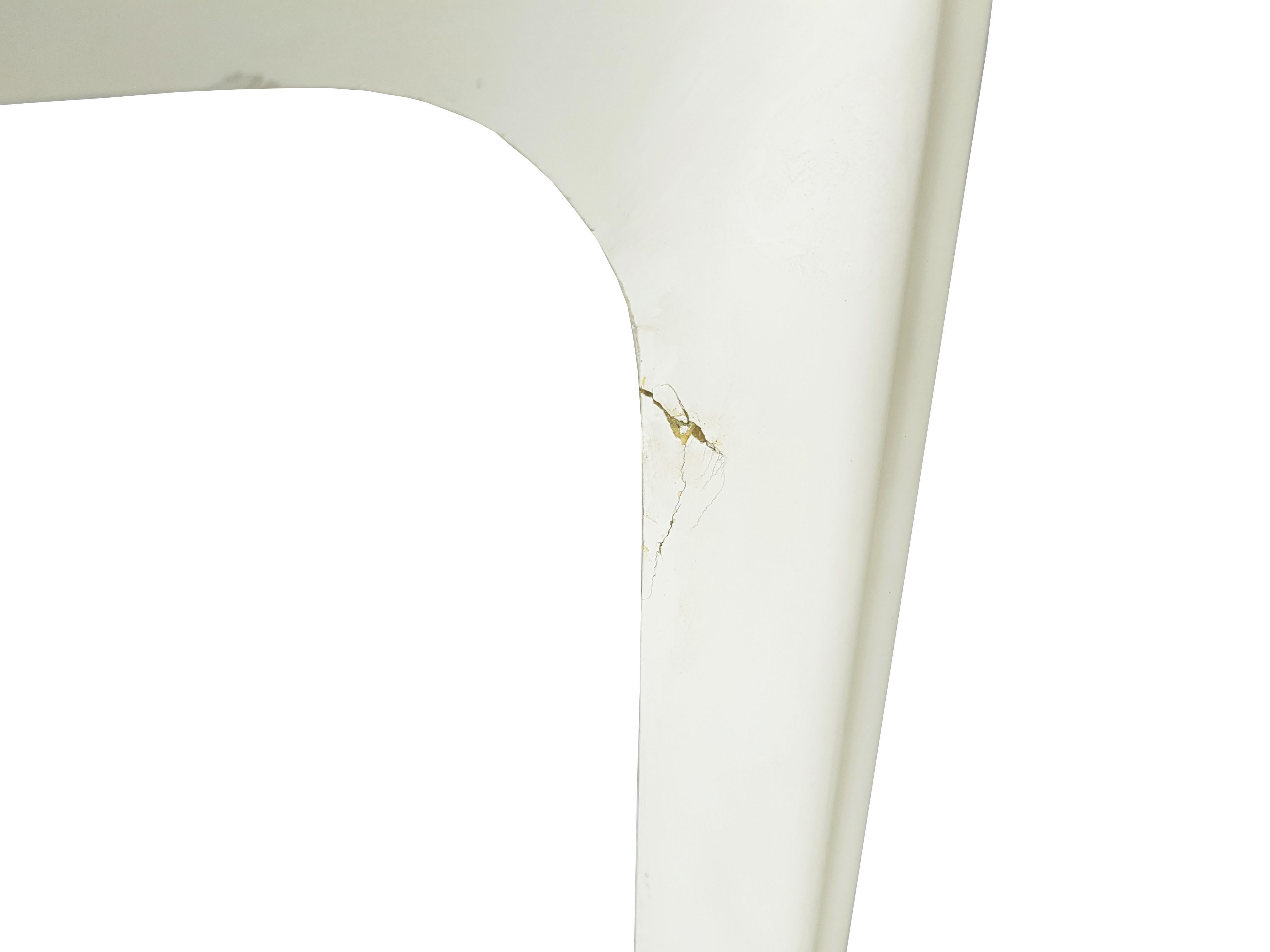 Vicario-Sessel aus weißem Kunststoff von Vico Magistretti für Artemide, 1971, 2er-Set, Set im Angebot 10