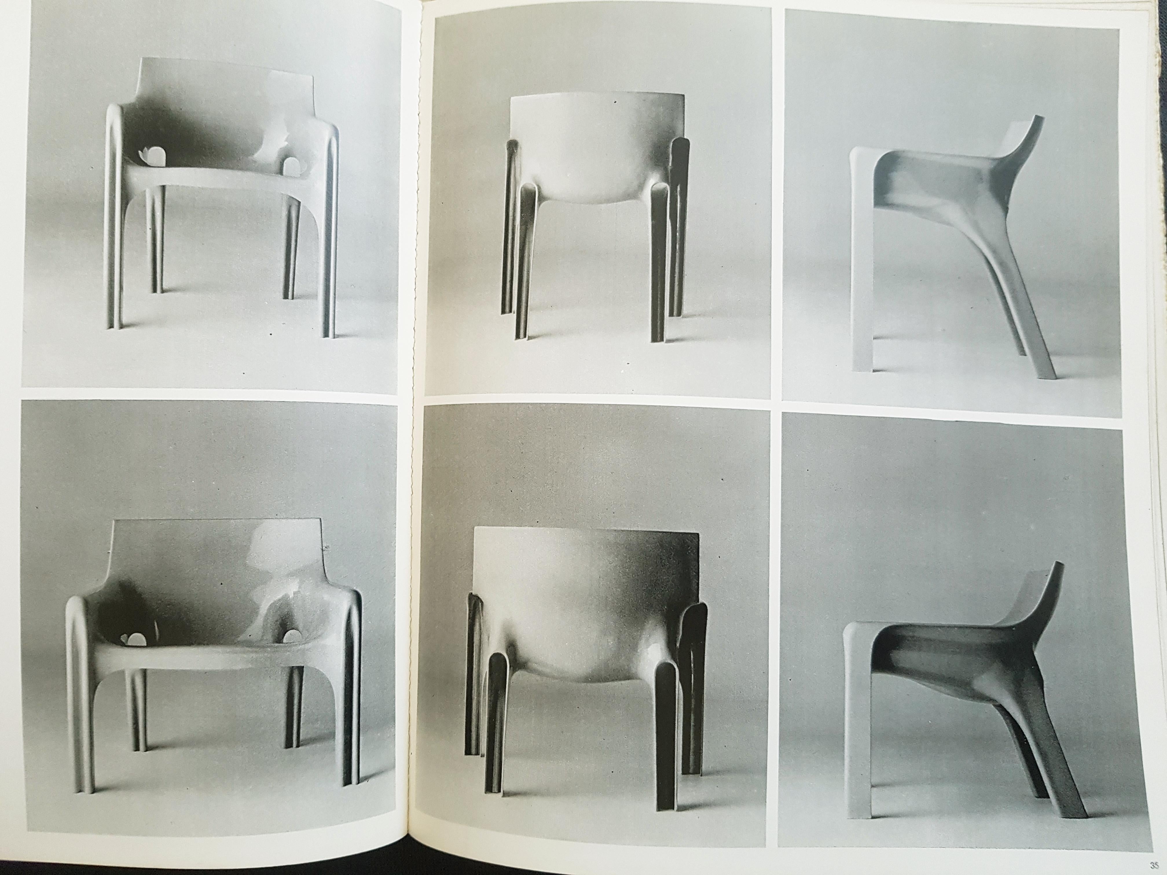 Vicario-Sessel aus weißem Kunststoff von Vico Magistretti für Artemide, 1971, 2er-Set, Set im Angebot 14