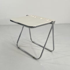 White Platone Folding Desk by Giancarlo Piretti for Anonima Castelli, 1970s