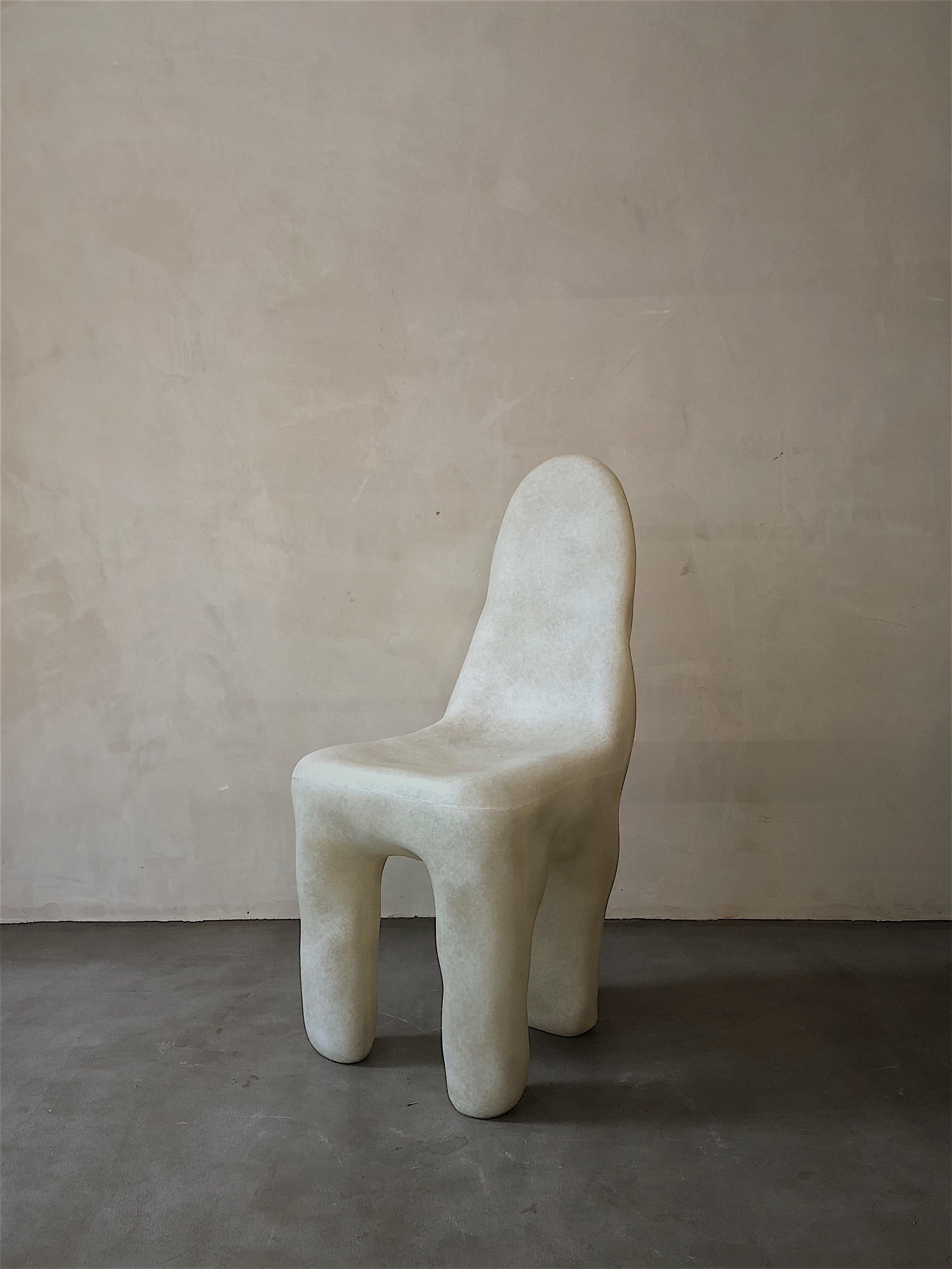 White Playdough Chair by Karstudio 4