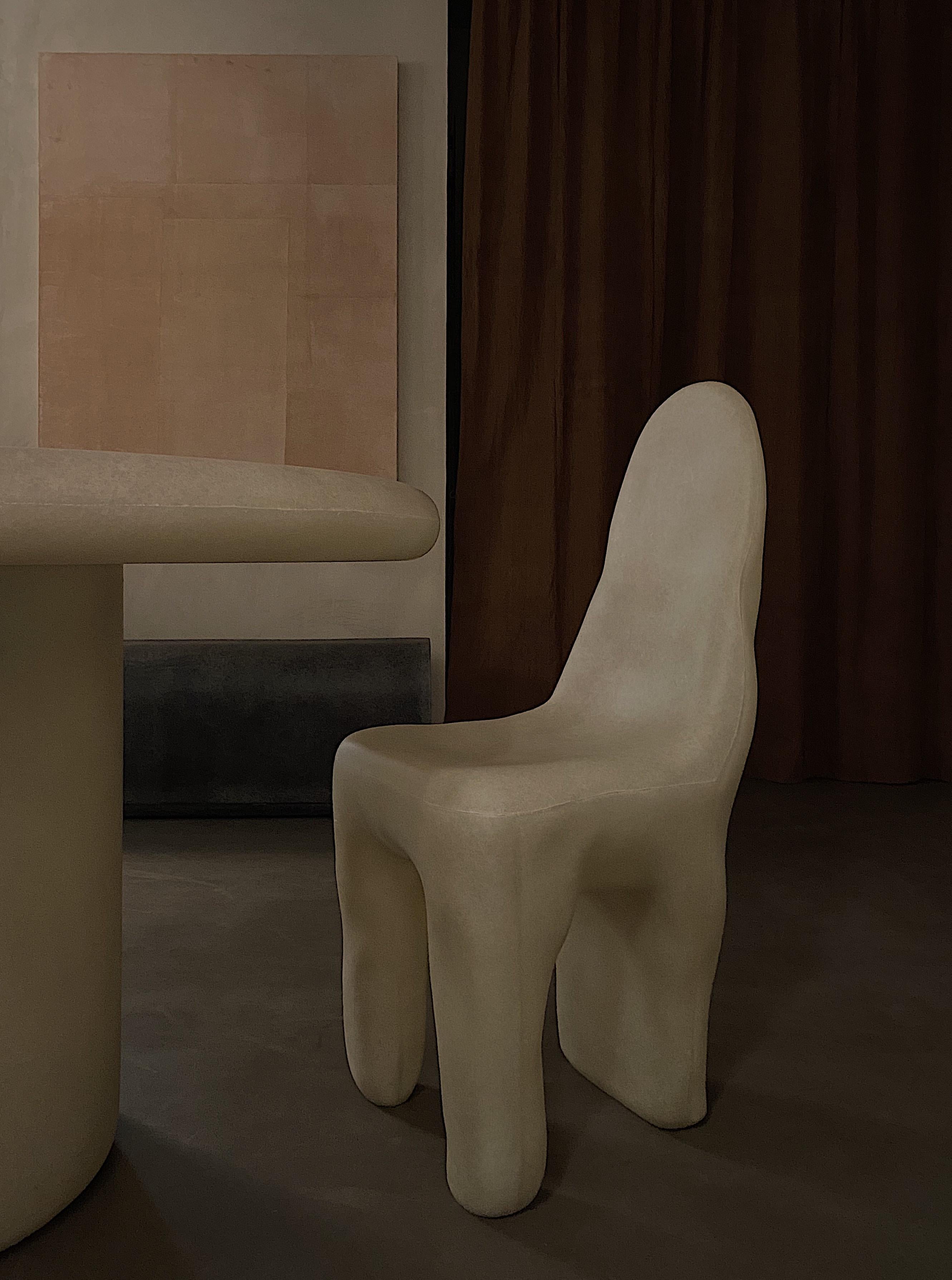 Chaise Playdough blanche de Kar Neuf - En vente à Geneve, CH