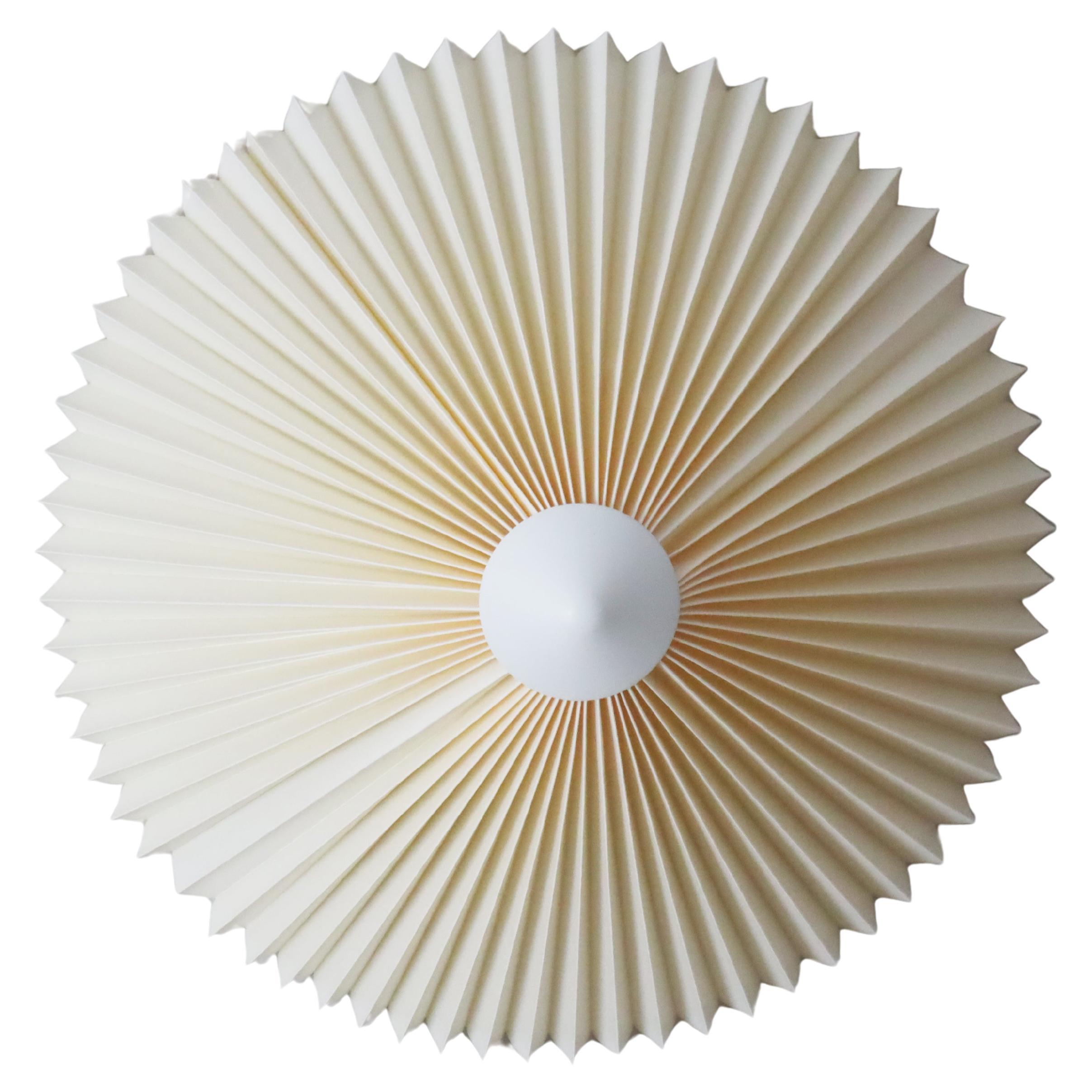 White pleated wall lamp Rosetta 40 by Lyfa, Denmark 1980s