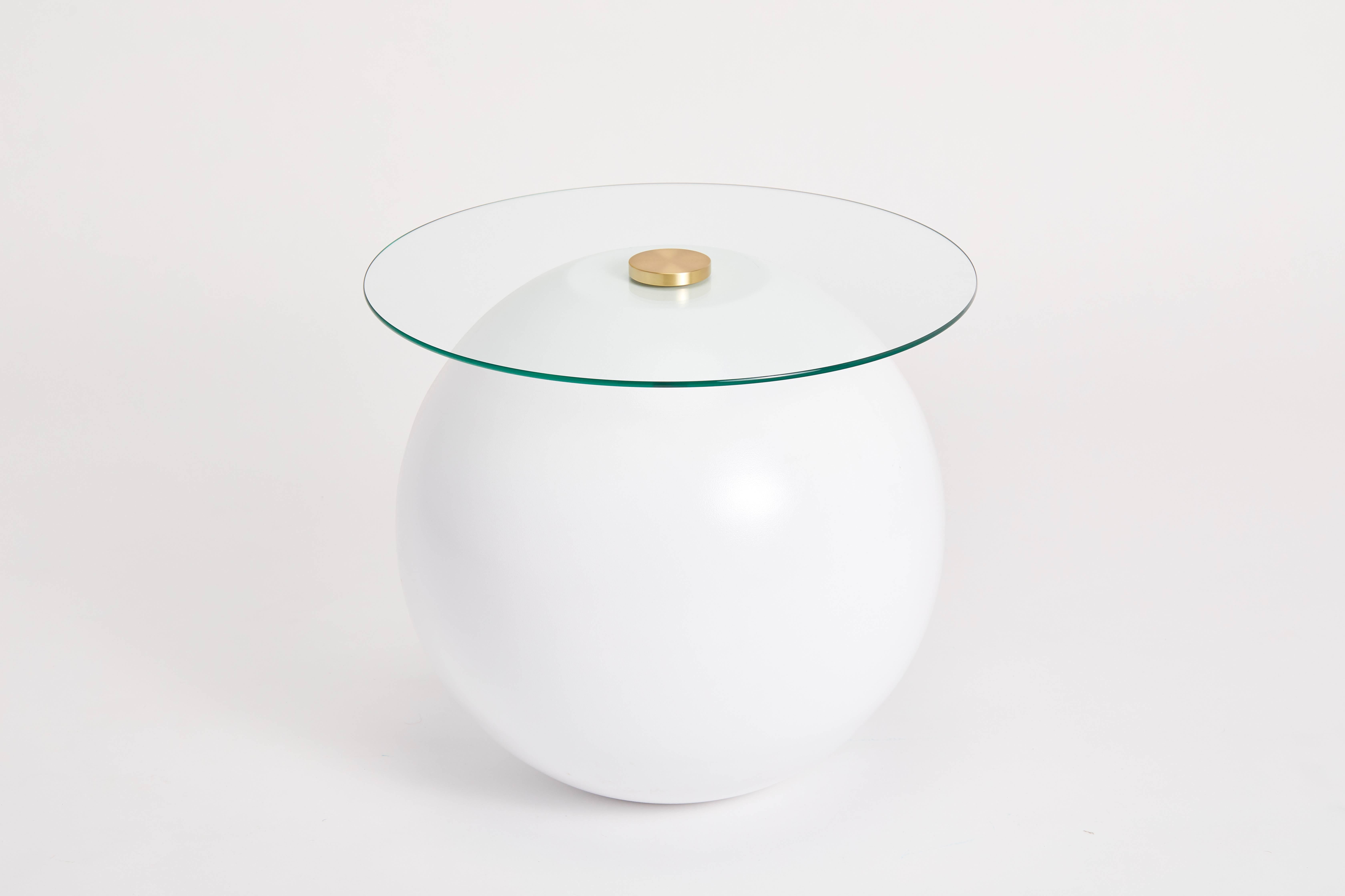 Canadian White Pluto Coffee Table by Ben Barber Studio For Sale