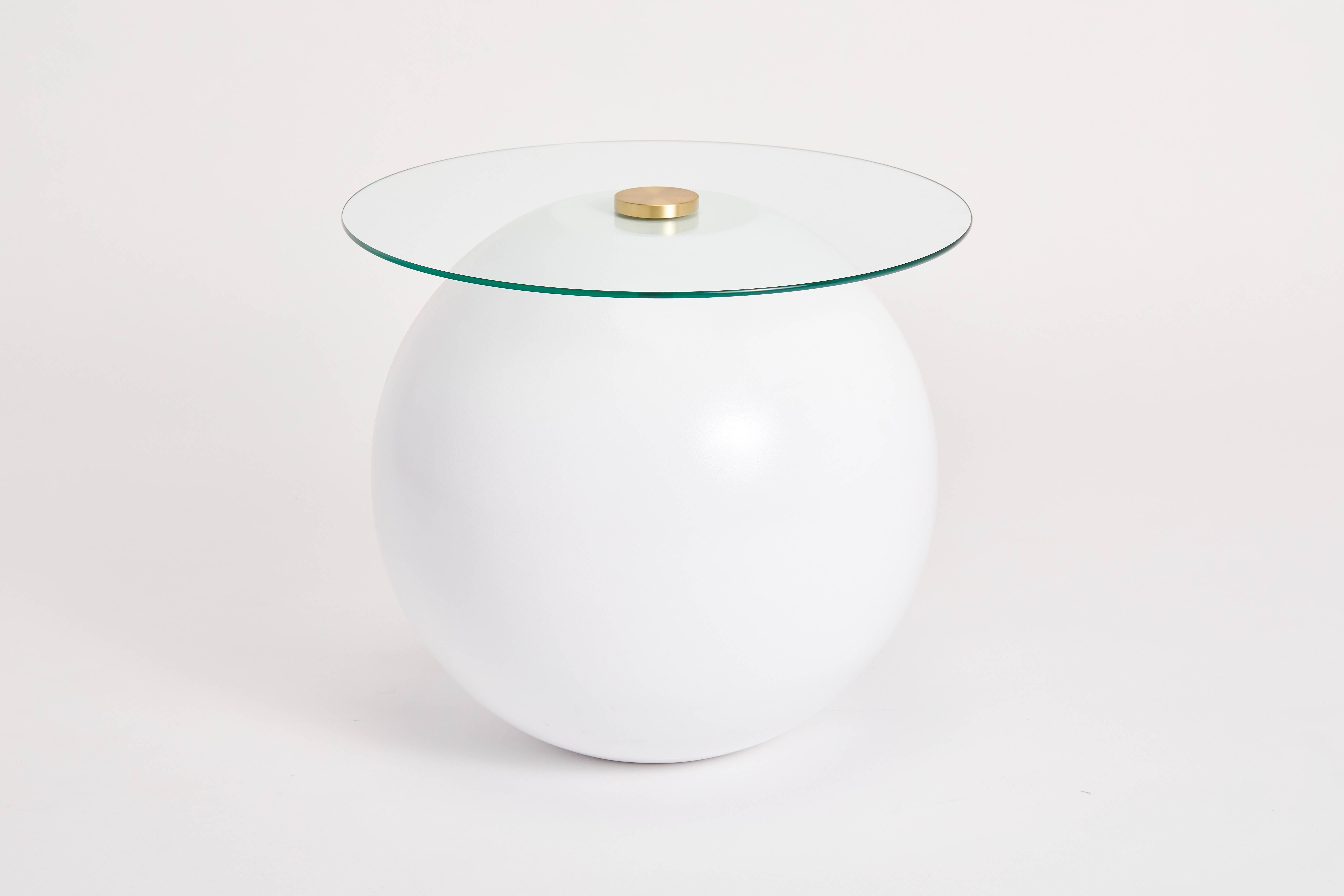 Contemporary White Pluto Coffee Table by Ben Barber Studio For Sale