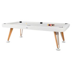 WHITE POOL TABLE DIAGONAL 8 FEET by RS Barcelona