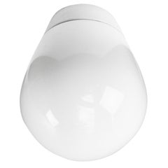 White Porcelain Ceiling Wall Sconce Lamp, Sconce No. 6001 by Wilhelm Wagenfeld