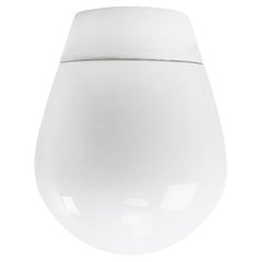 White Porcelain Ceiling Wall Scone Lamp, Scone No. 6001 by Wilhelm Wagenfeld
