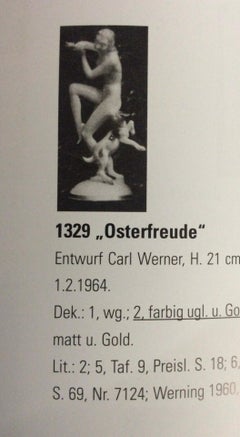 White Porcelain Decorative Item "Osterfreude" by Carl Werner for Hutschenreuther