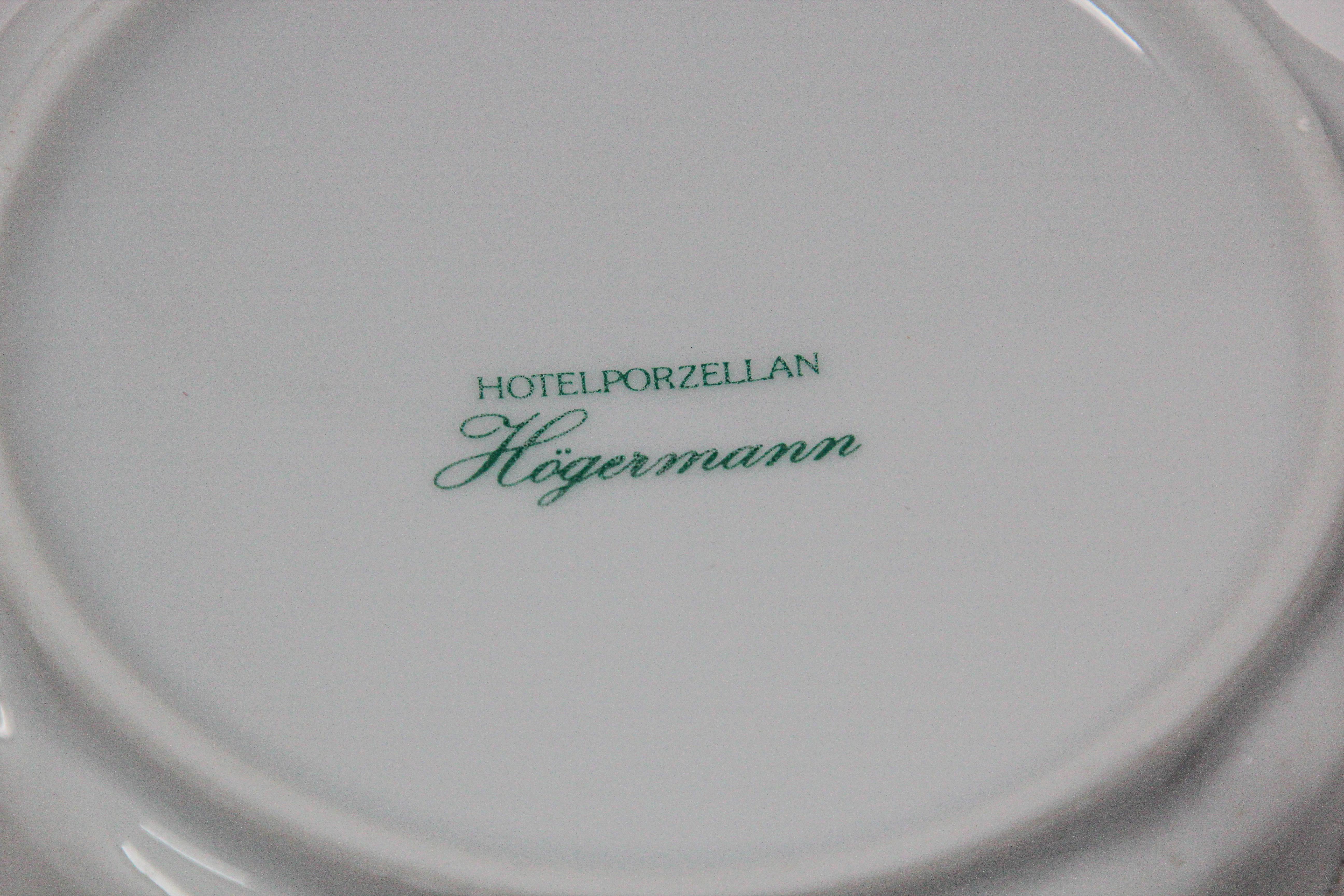 White Porcelain Ashtray Made in Germany For Sale 2