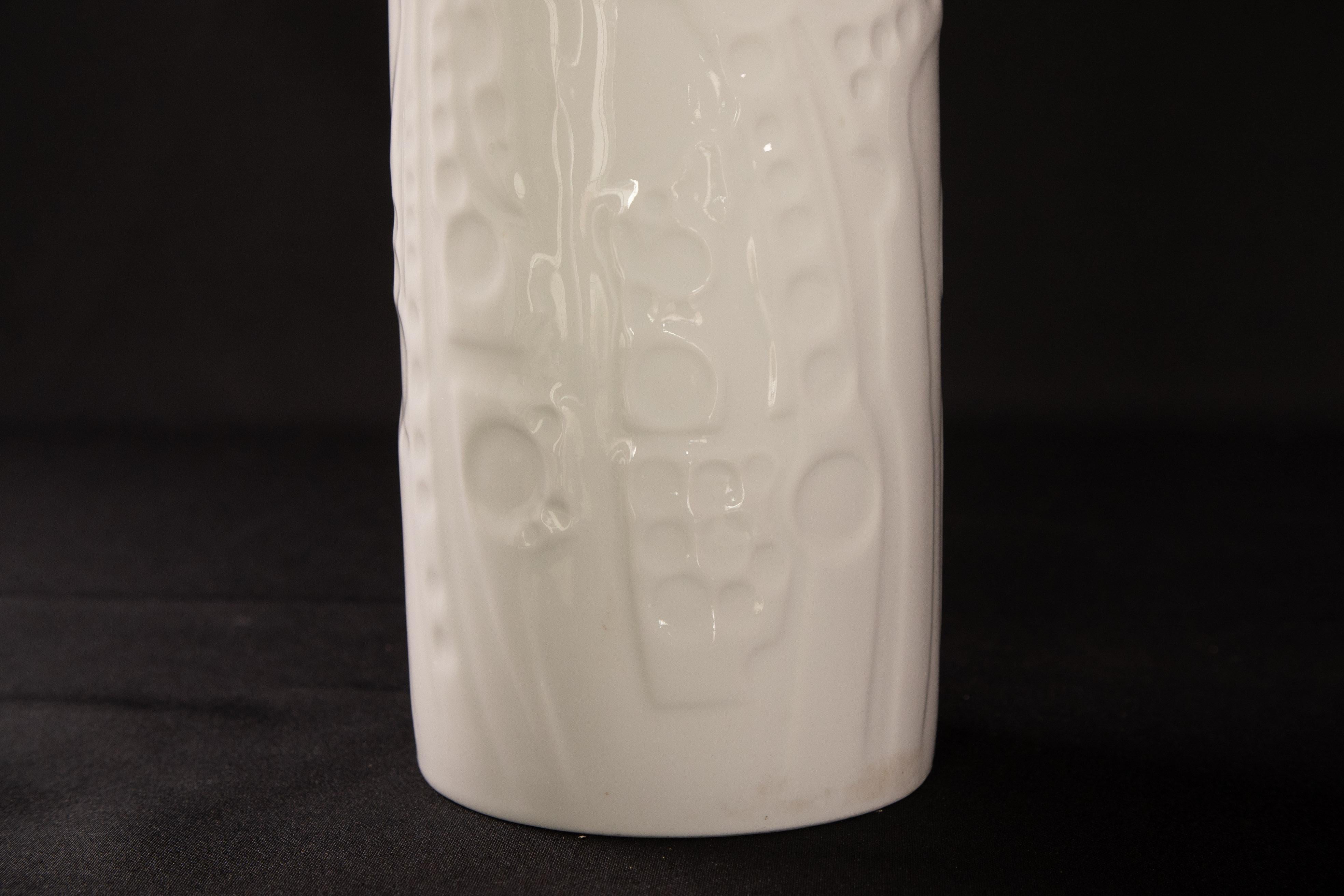 Other White porcelain German Bavaria vase, marked 'Geroldporzellan' For Sale