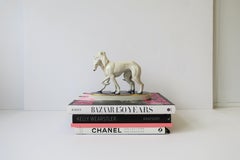 Art Deco White Porcelain Greyhound Dogs Sculpture by Royal Dux Bohemia