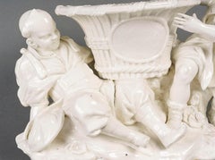 White Porcelain Jardinière, Chinese Style, Early 20th Century.