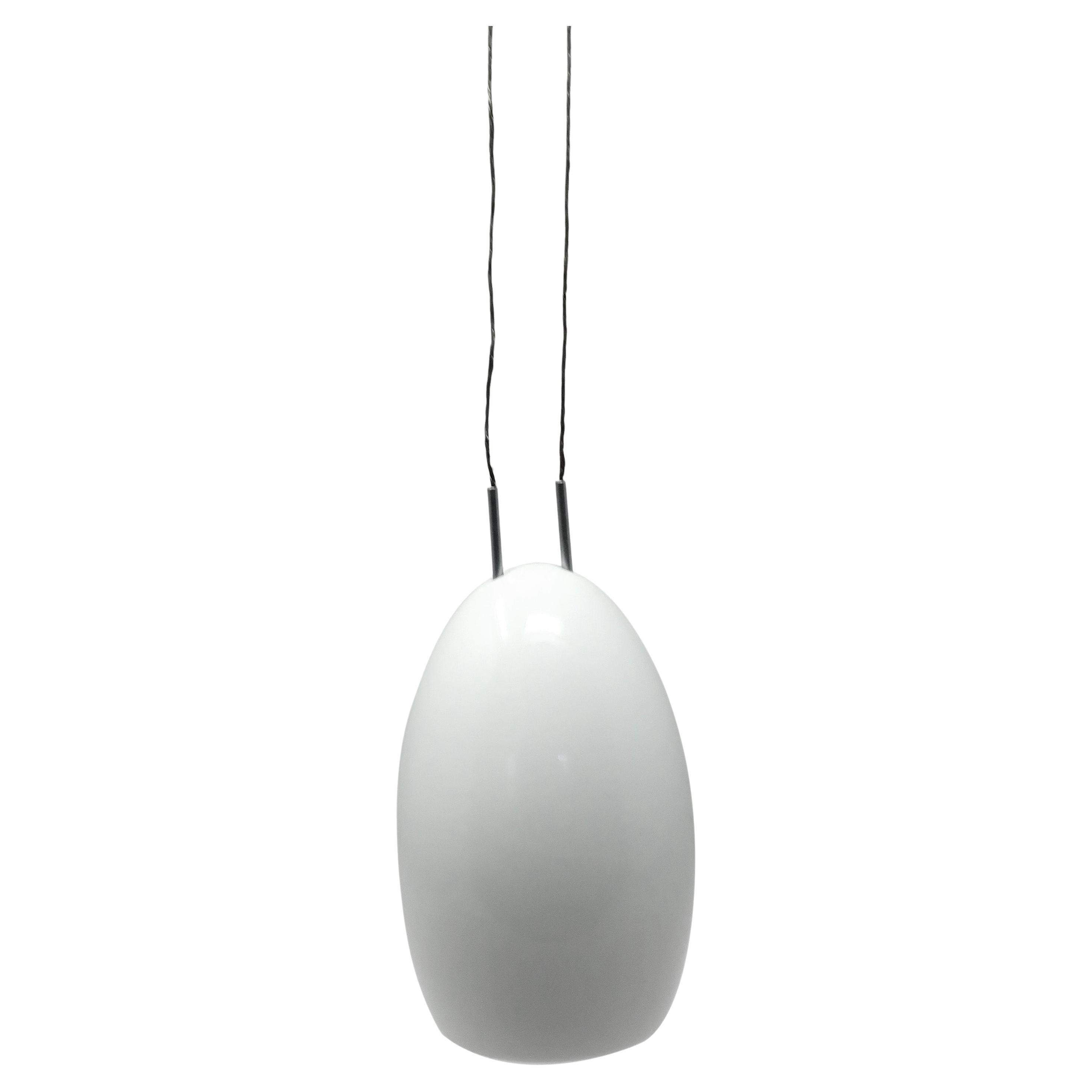 White Porcelain "Oh" Pendant Lamp by Tobias Grau
