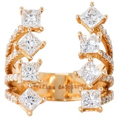 DELFINA DELETTREZ White Princess Diamond 18 Karat Gold Ring