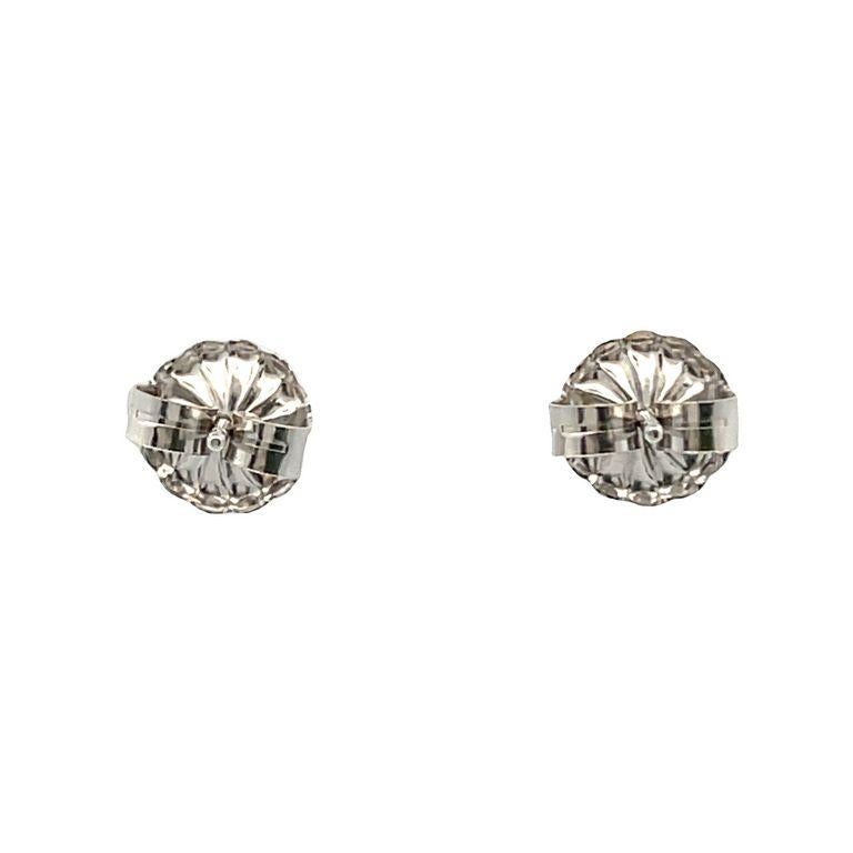 White Princess Diamond 1.84CT H/ VS2 in 14K White Gold Diamond Studs Earrings In New Condition For Sale In New York, NY