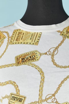 White printed tee-shirt VERSACE JEANS COUTURE