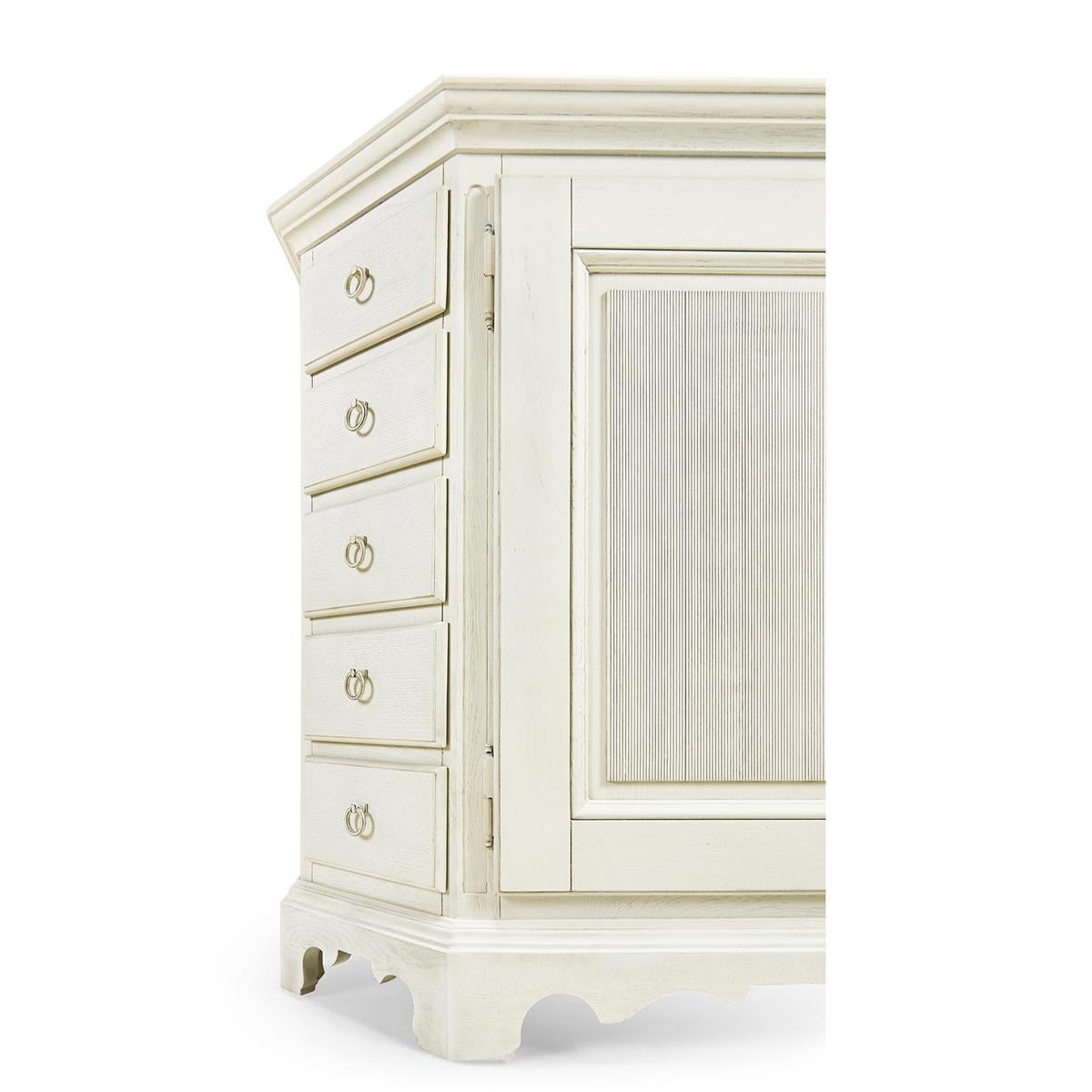 White Provincial Buffet Sideboard For Sale 2