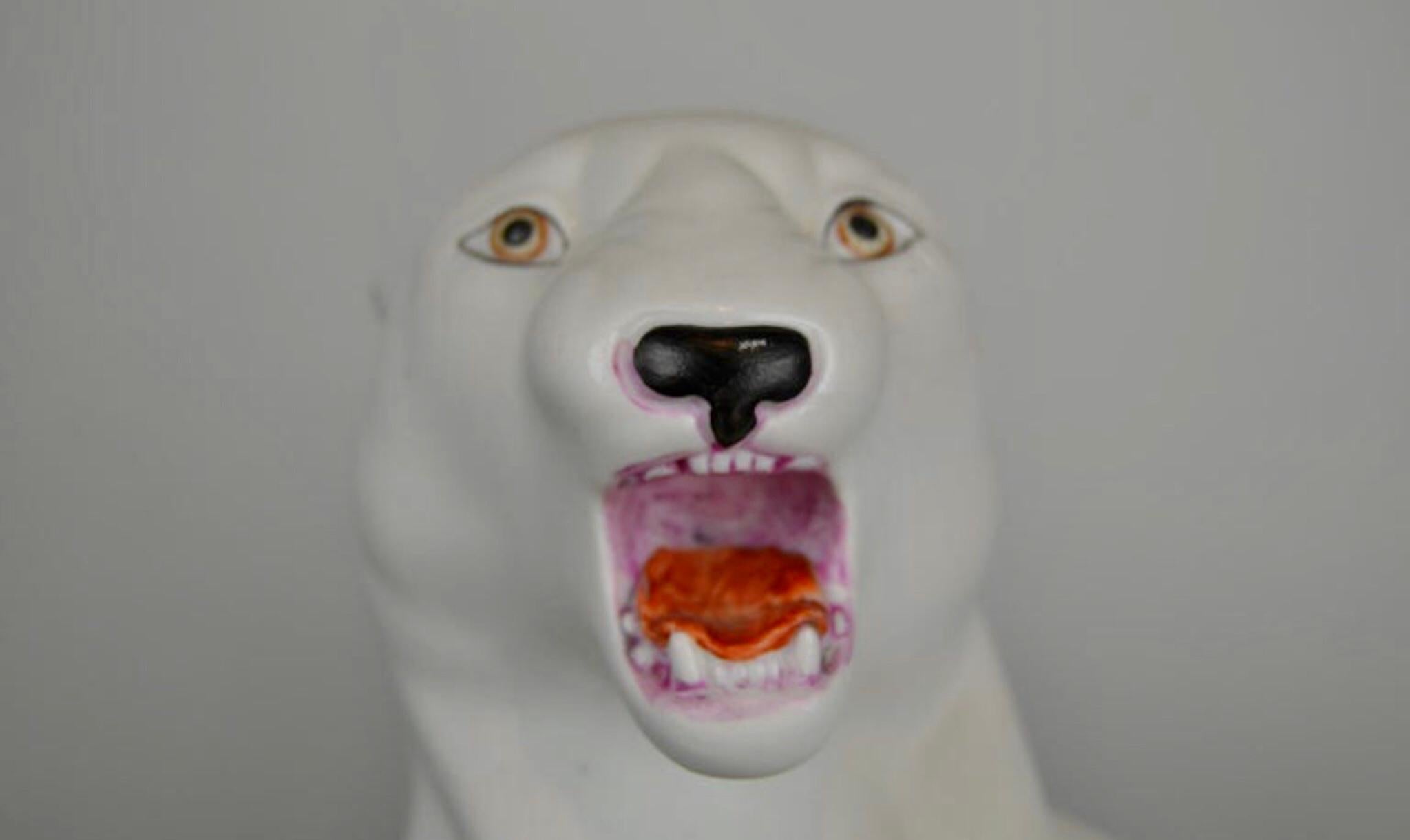 White Puma Sculpture, 1960s For Sale 2