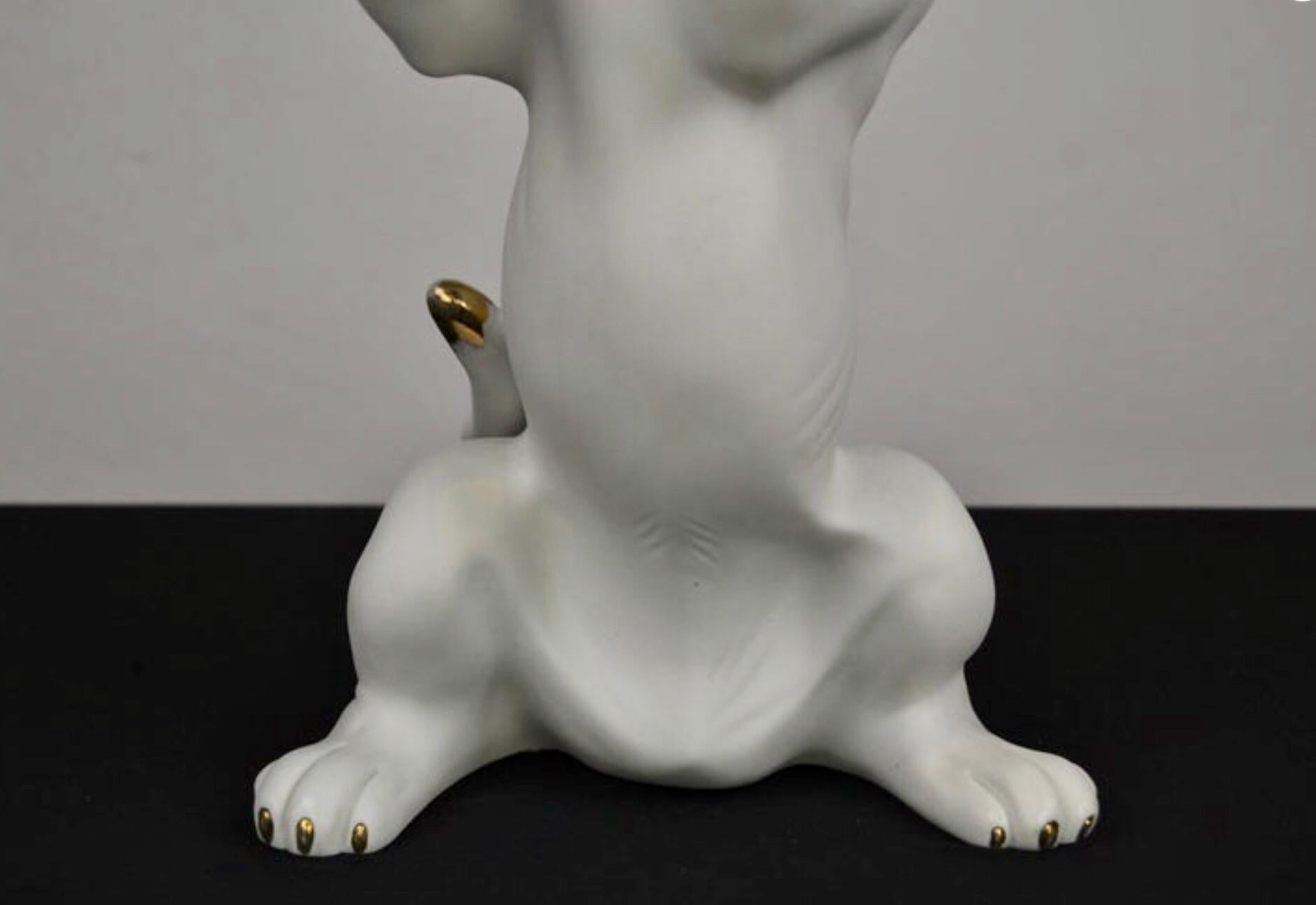 White Puma Sculpture, 1960s For Sale 5