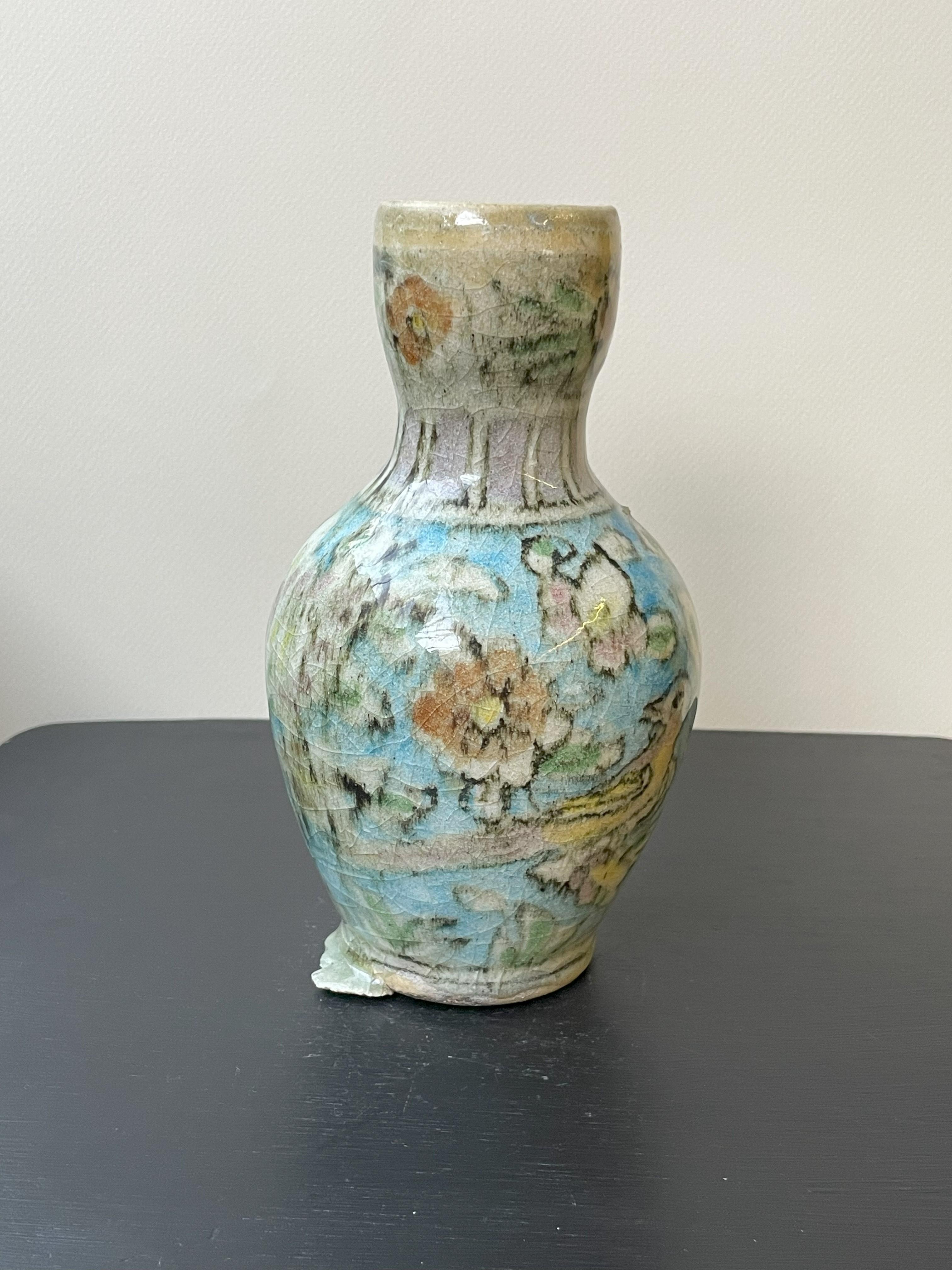 White Qajar Bottle