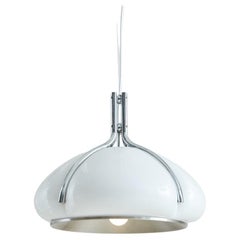 White 'Quadrifoglio' Pendant Light by Gae Aulenti for Harvey Guzzini, 1970s