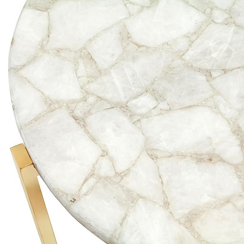 White Quartz Coffee Table at 1stDibs quartz top coffee table, quartz