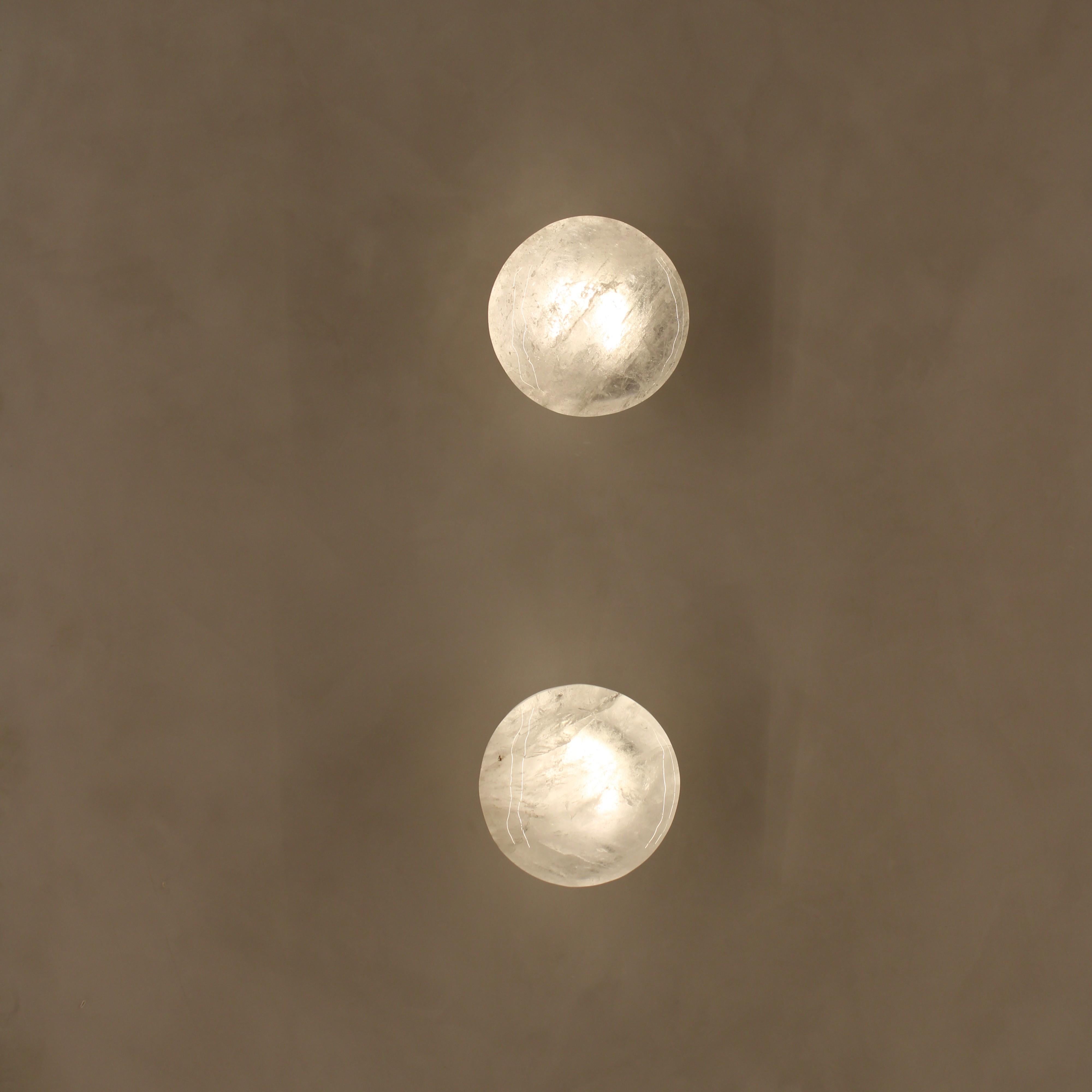 Lampada da parete piccola in quarzo bianco IV di Aver In condizioni Nuovo in vendita a Geneve, CH