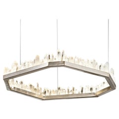 White Quartz Pendant Lamp by Aver