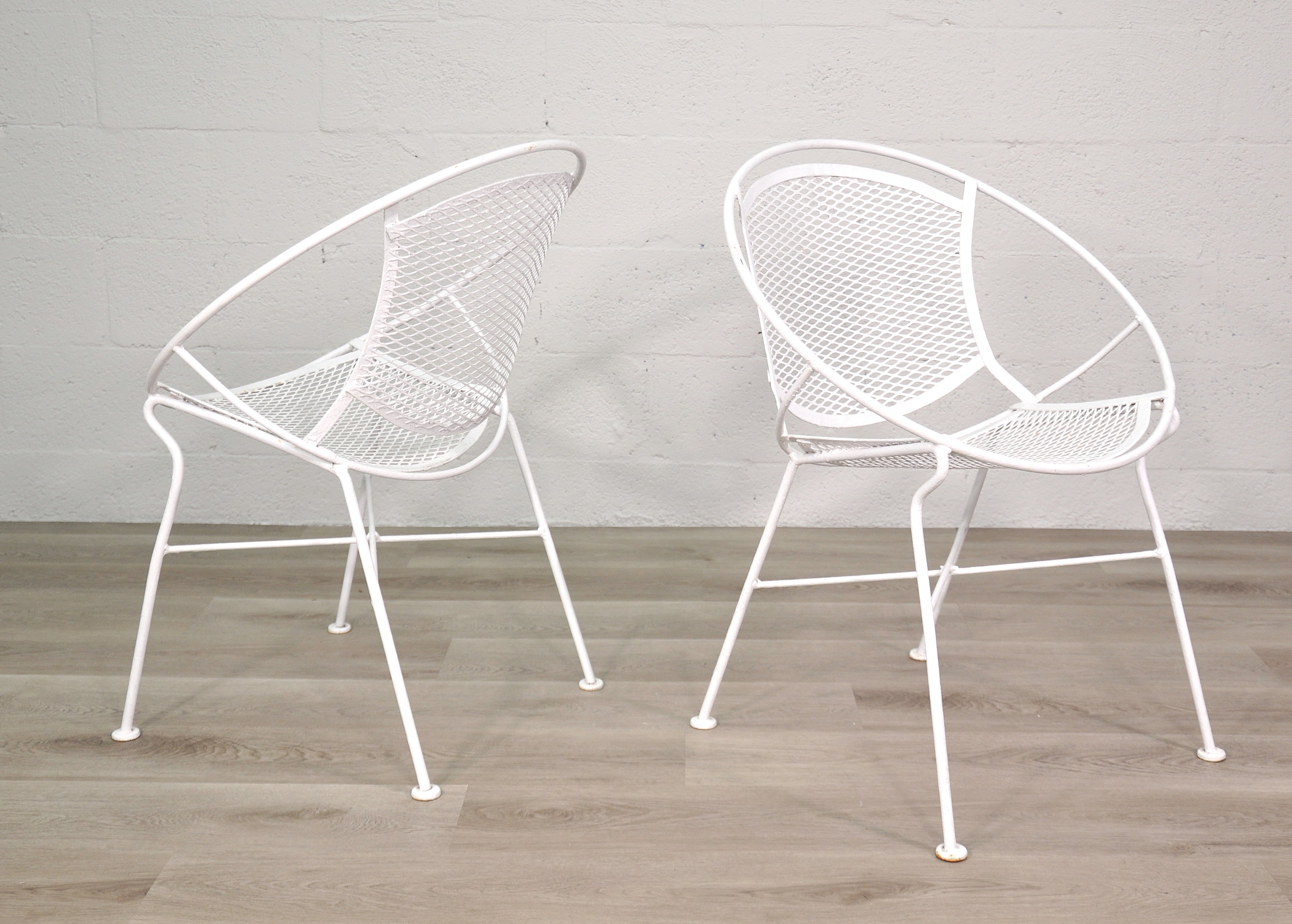 White Radar Chairs by Maurizio Tempestini for Salterini, 1950s 4