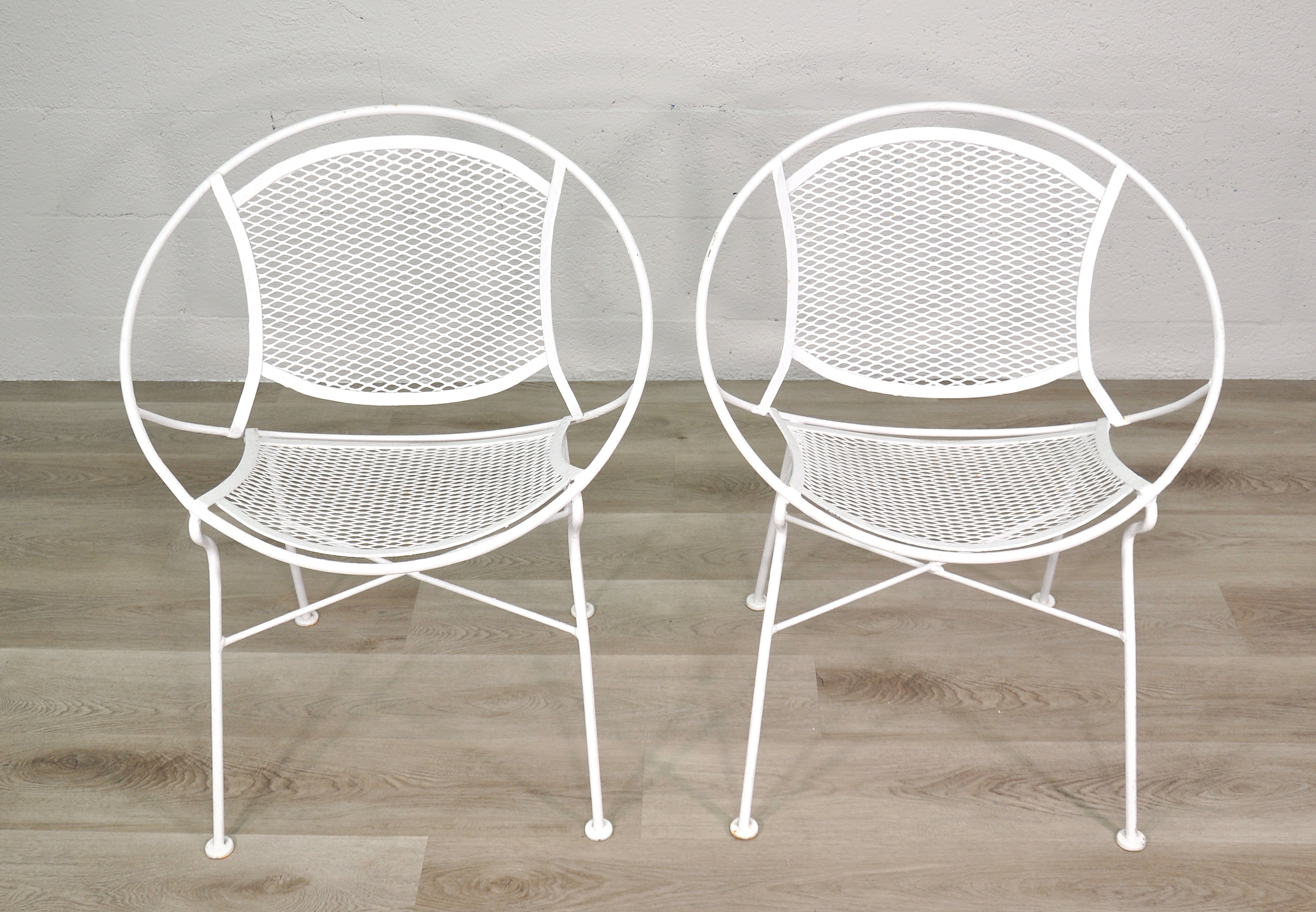 White Radar Chairs by Maurizio Tempestini for Salterini, 1950s 6
