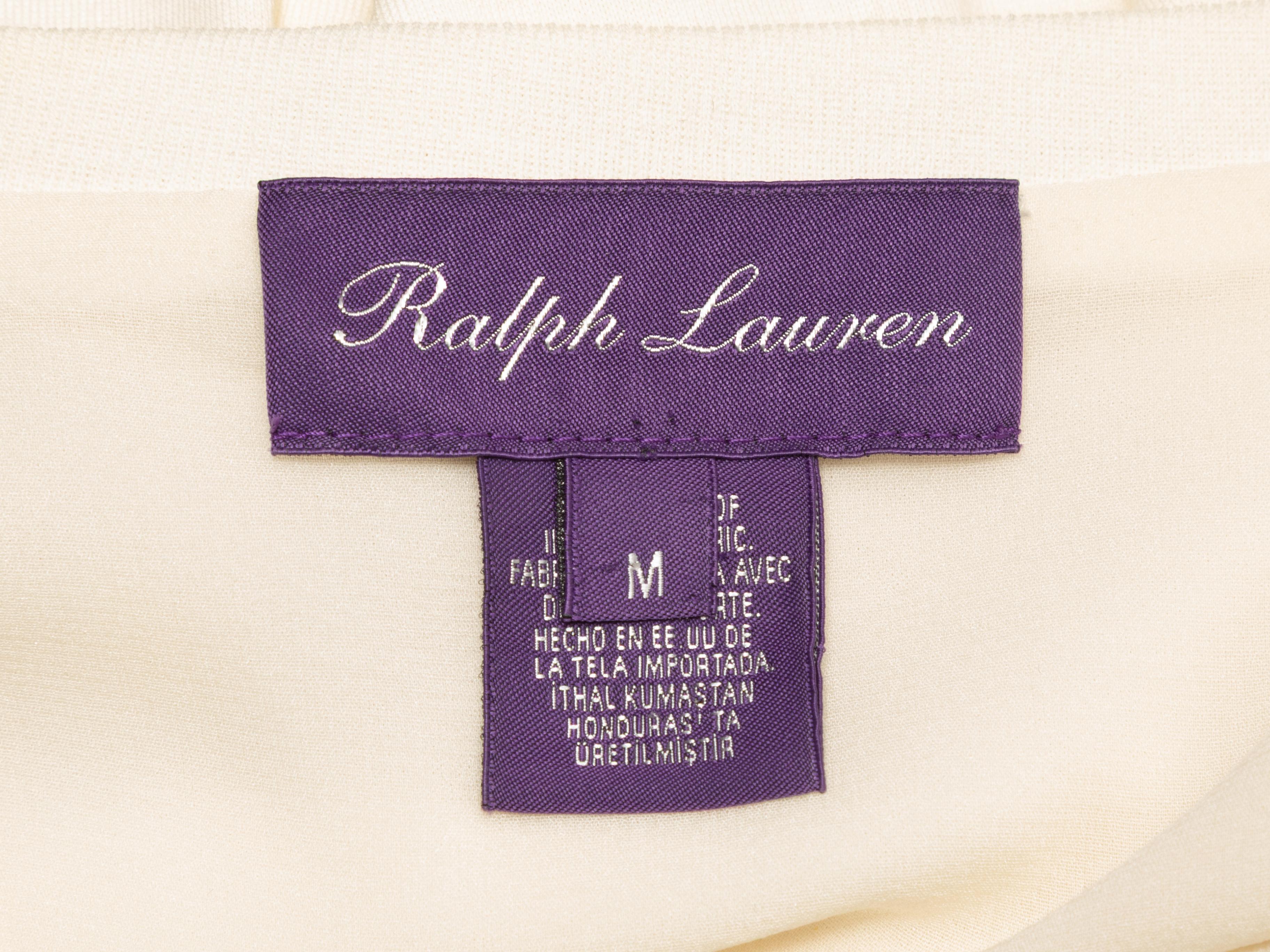 Weißes Ralph Lauren Purple Label Spitzenkleid Größe US M im Angebot 1