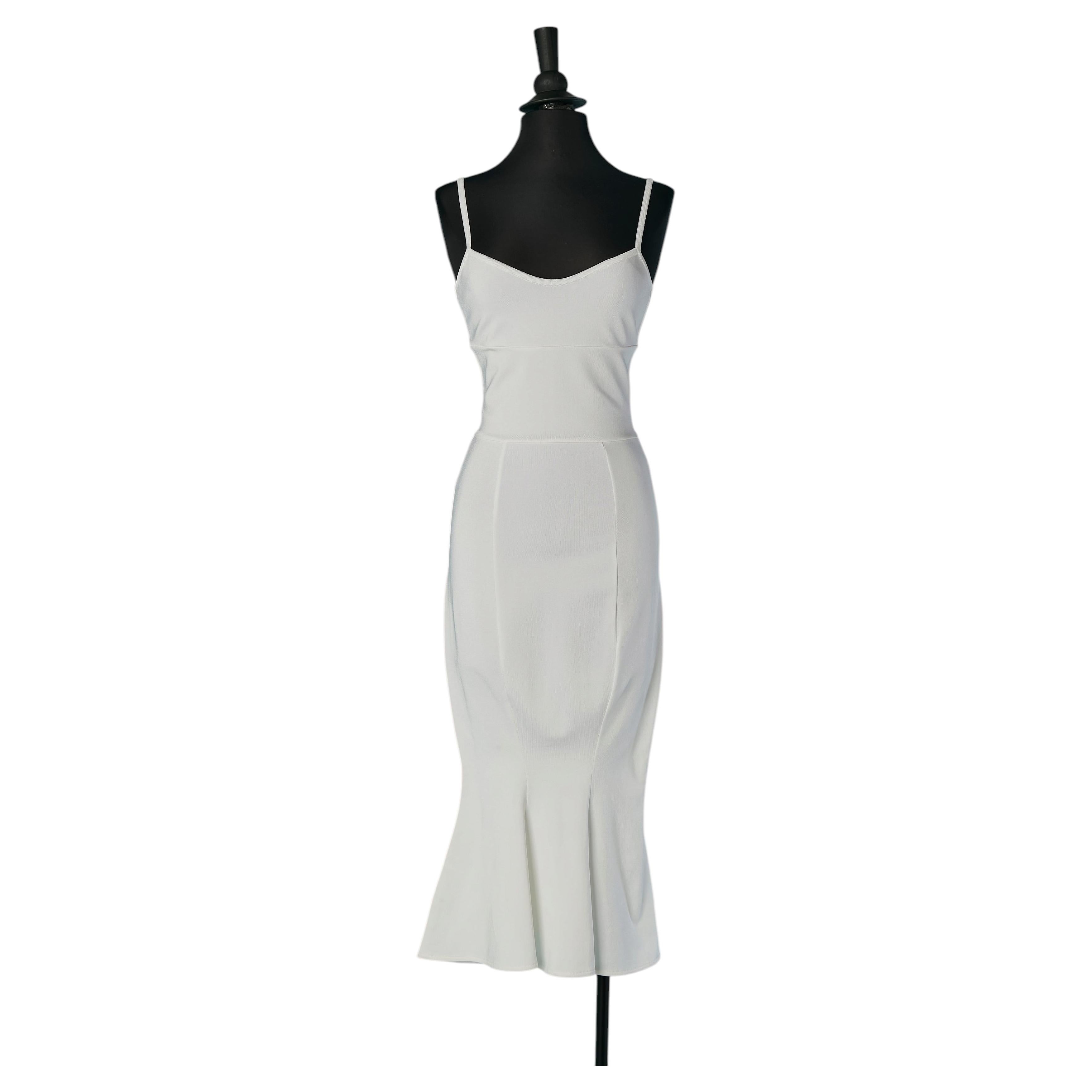 White rayon slip dress ALEXANDRE VAUTHIER