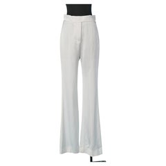 White rayon trouser ALEXANDRE VAUTHIER