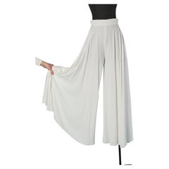 White rayon trouser-skirt ALEXANDRE VAUTHIER