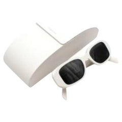 white rectangle sunglasses